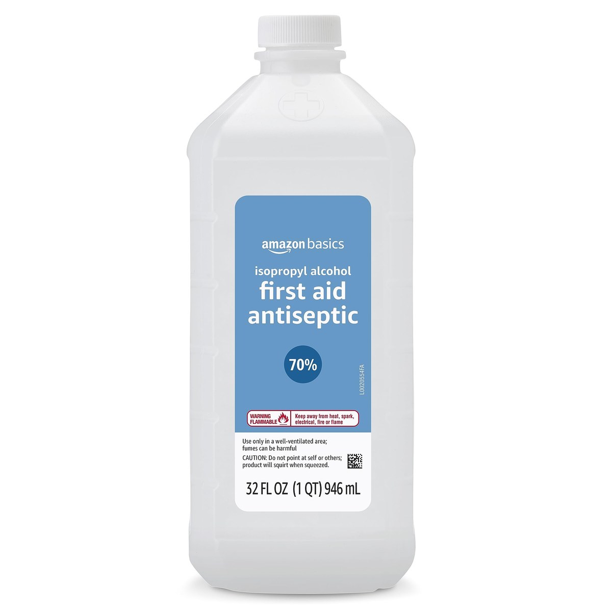 Amazon Basics 70% isopropyl alcohol 32-fluid-ounce bottle