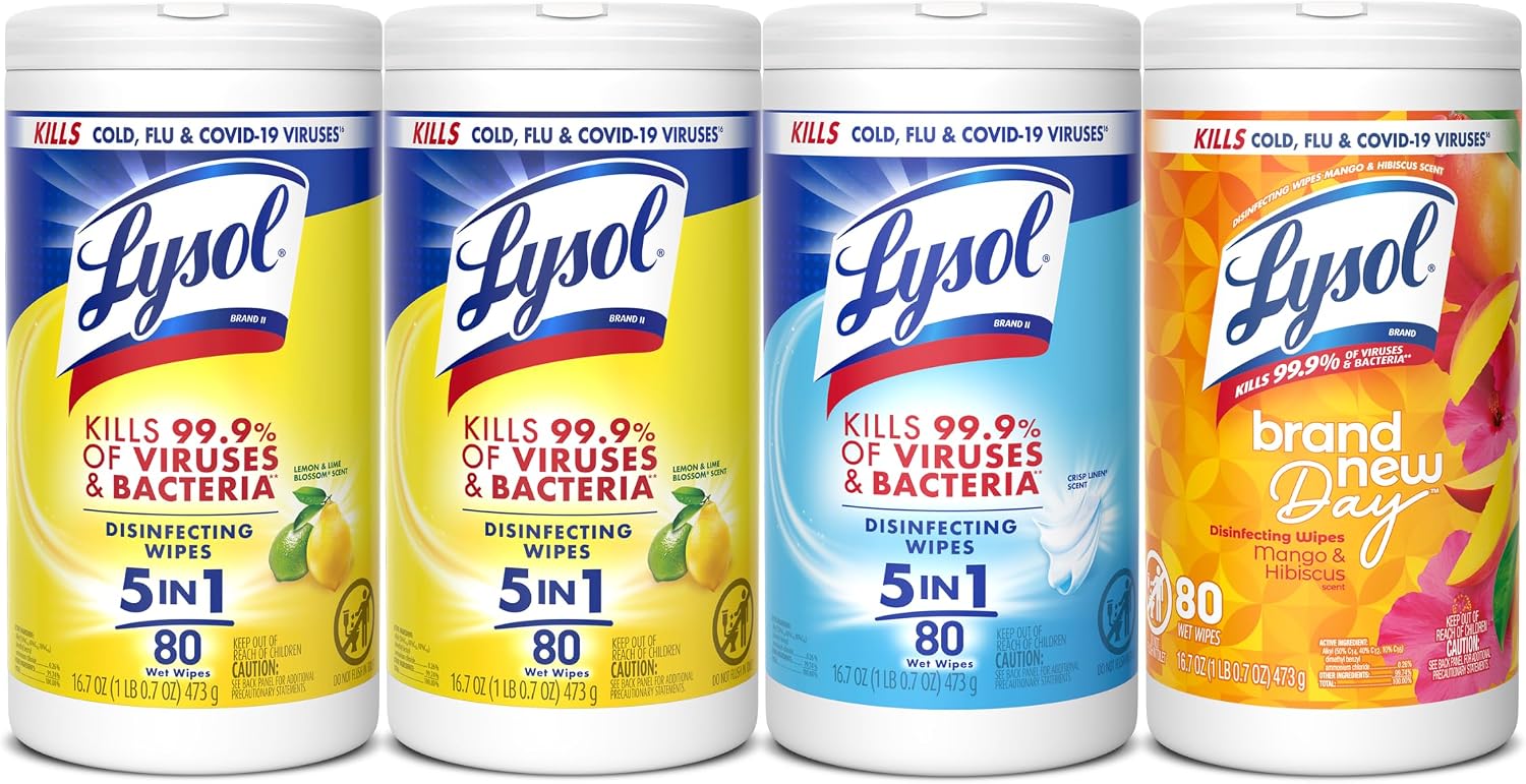 Lysol disinfecting wipes canister