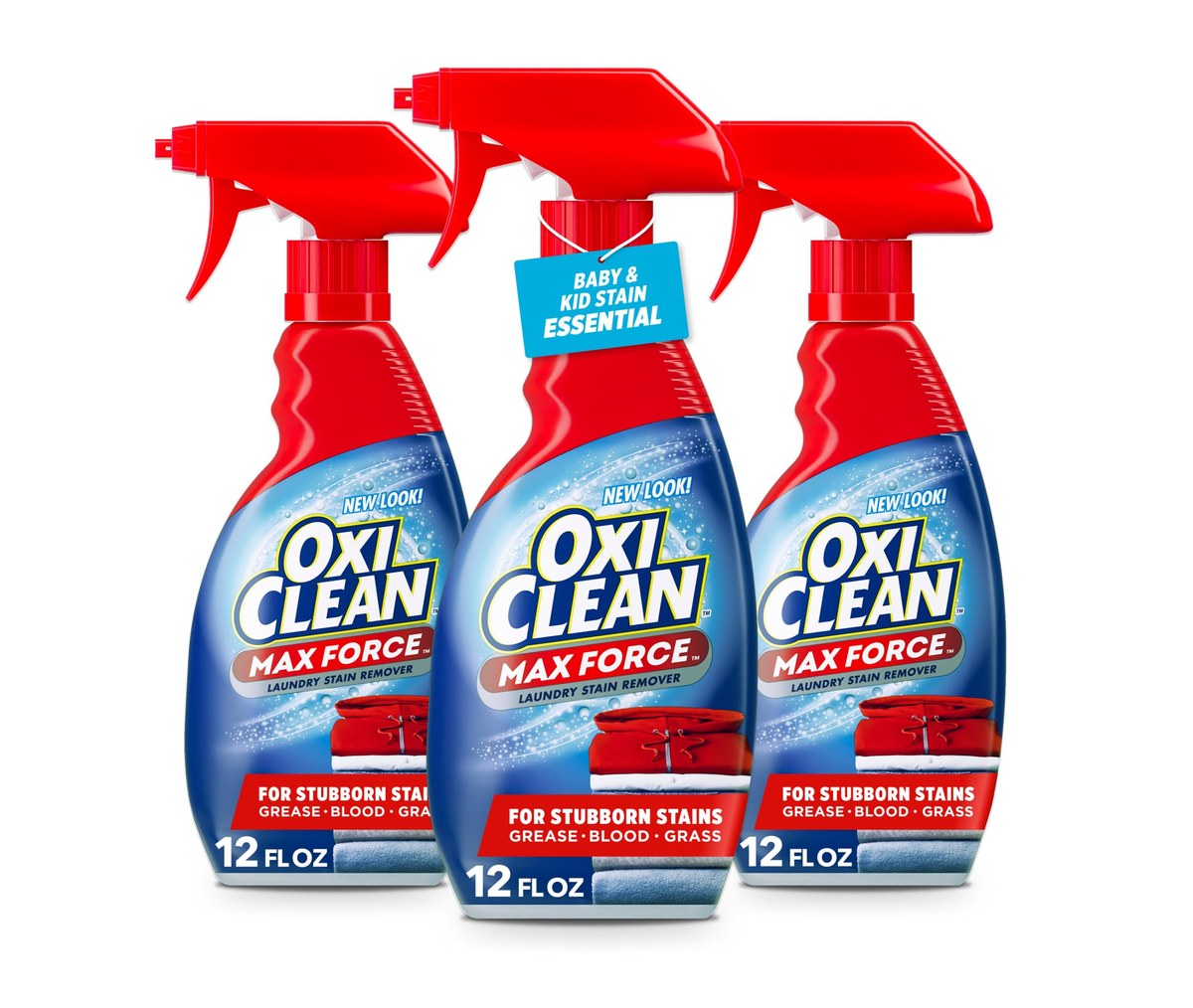 OxiClean MaxForce laundry stain remover spray bottle