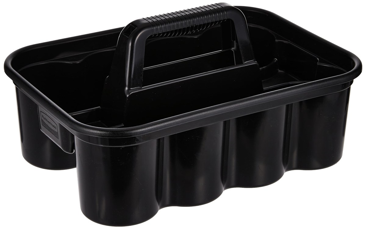 Rubbermaid Commercial deluxe carry caddy for cleaning supplies
