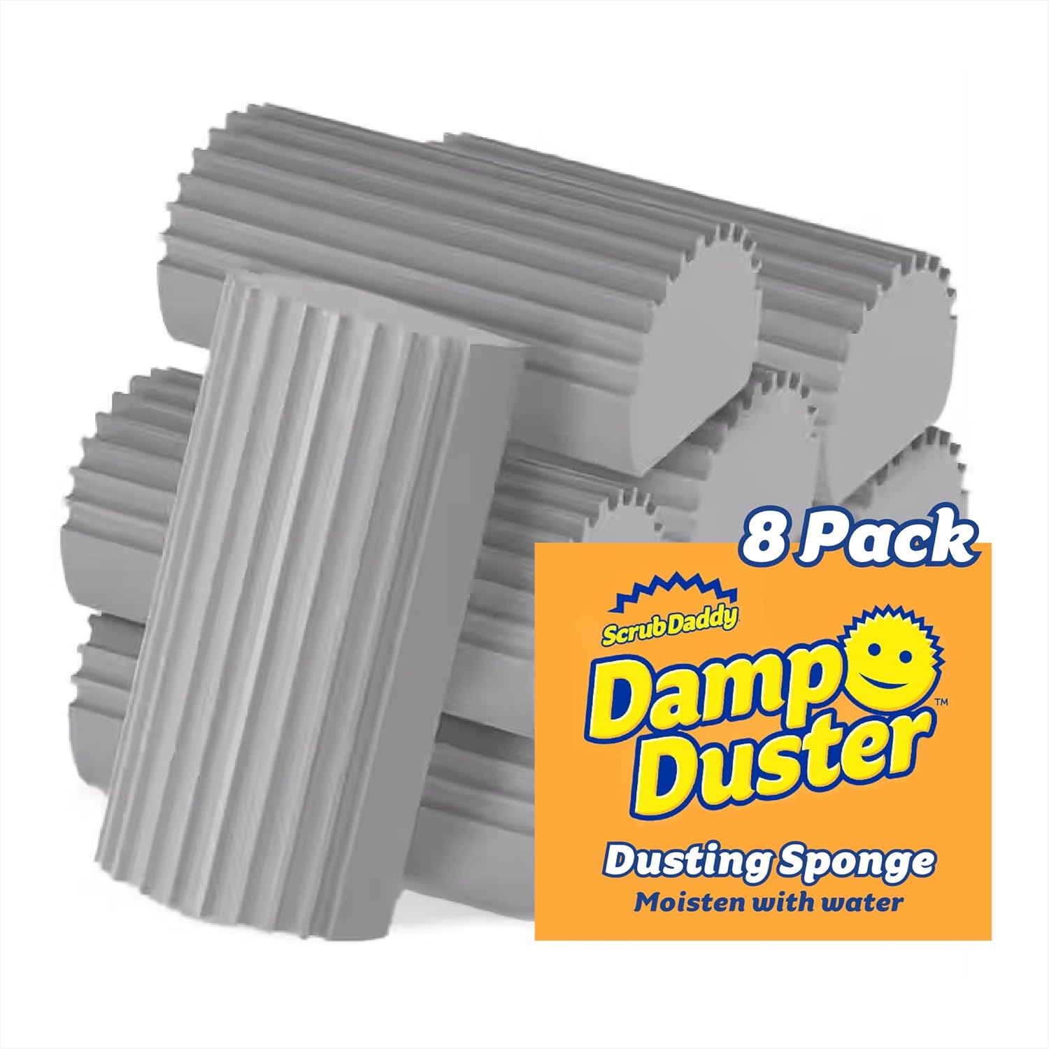 Pack of Scrub Daddy Damp Duster dusting sponges