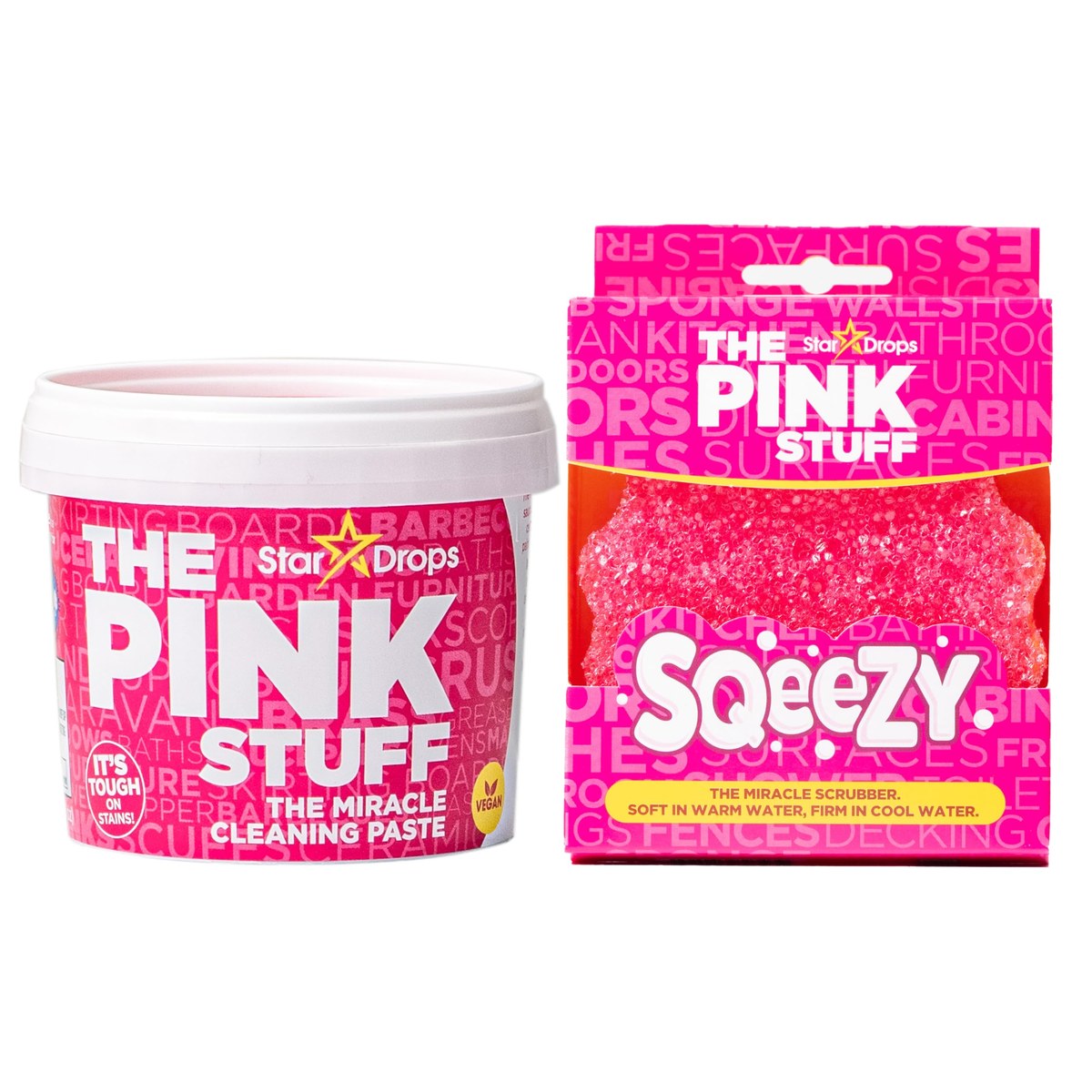 The Pink Stuff miracle all-purpose cleaning paste tub